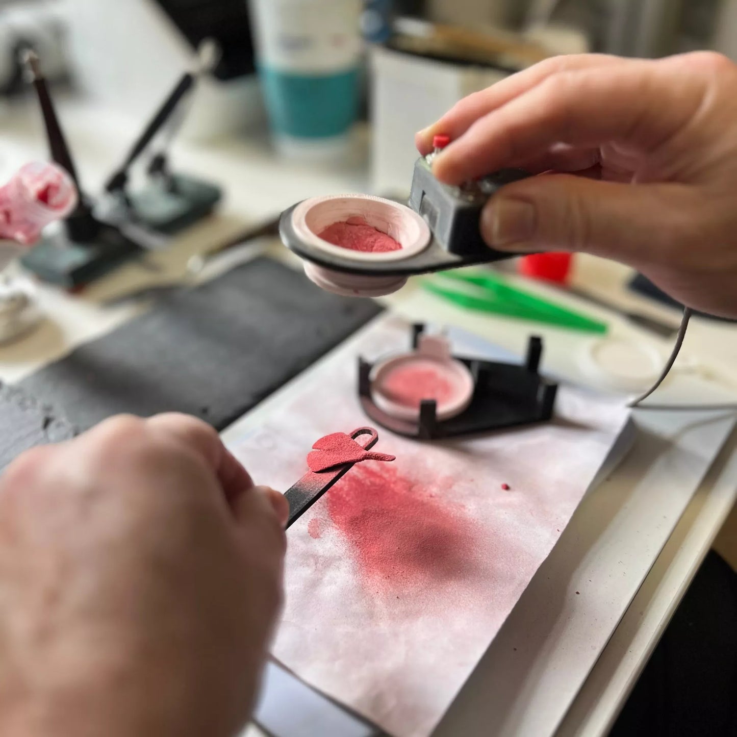 Bestellung einer Emaille-Kreation – Sylvie