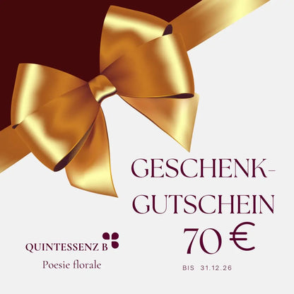 Geschenkgutschein - Bon-cadeau 70€