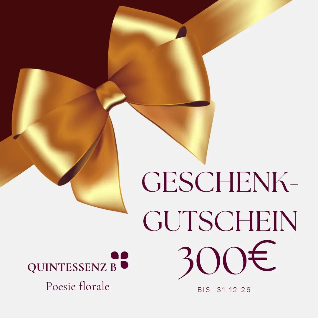 Geschenkgutschein für Rosenschmuck 300€