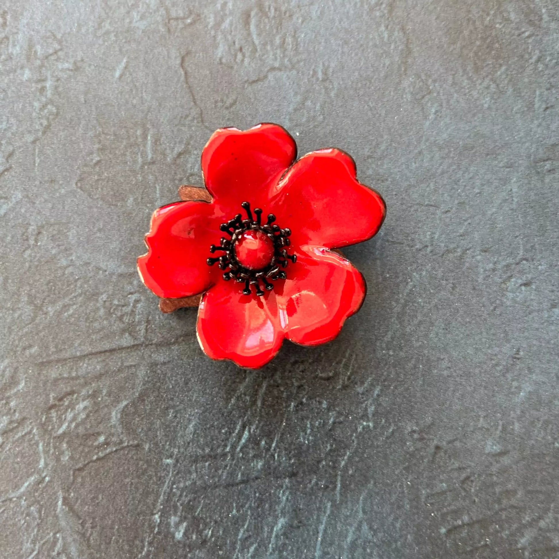 Rose handgefertigte aus Emaille
